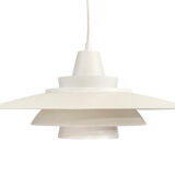 Large layered pendant light by David Mogensen for Superlight. Denmark 1970s