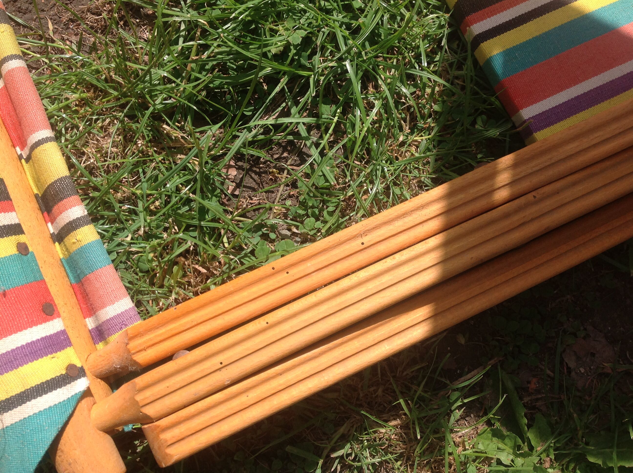 Duo of folding chairs