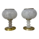 Lot de 2 lampes de table Doria leuchten, années 1970, Allemagne