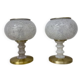 Lot de 2 lampes de table Doria leuchten, années 1970, Allemagne