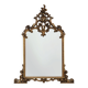 Grand miroir en bois doré de style rococo, Belgique, 20e siècle