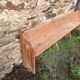 Banc d'église ancien, 263 cm