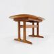 Table à manger ovale extensible vintage Glostrup danoise en teck massif des années 1960