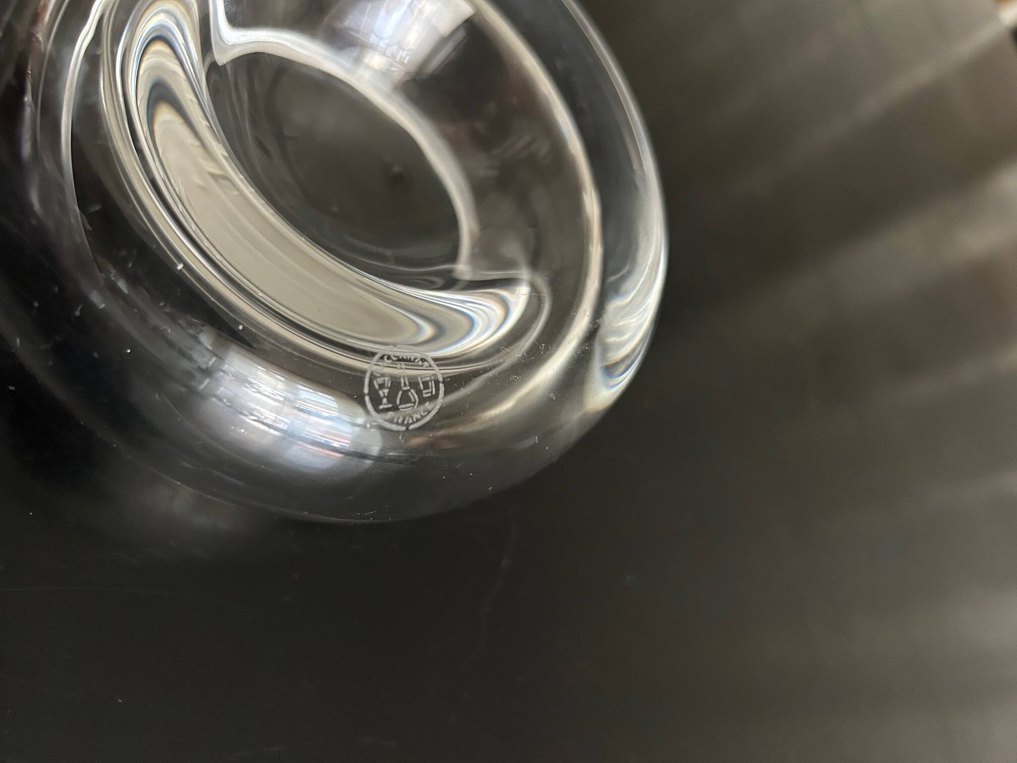 Baccarat crystal empty pocket