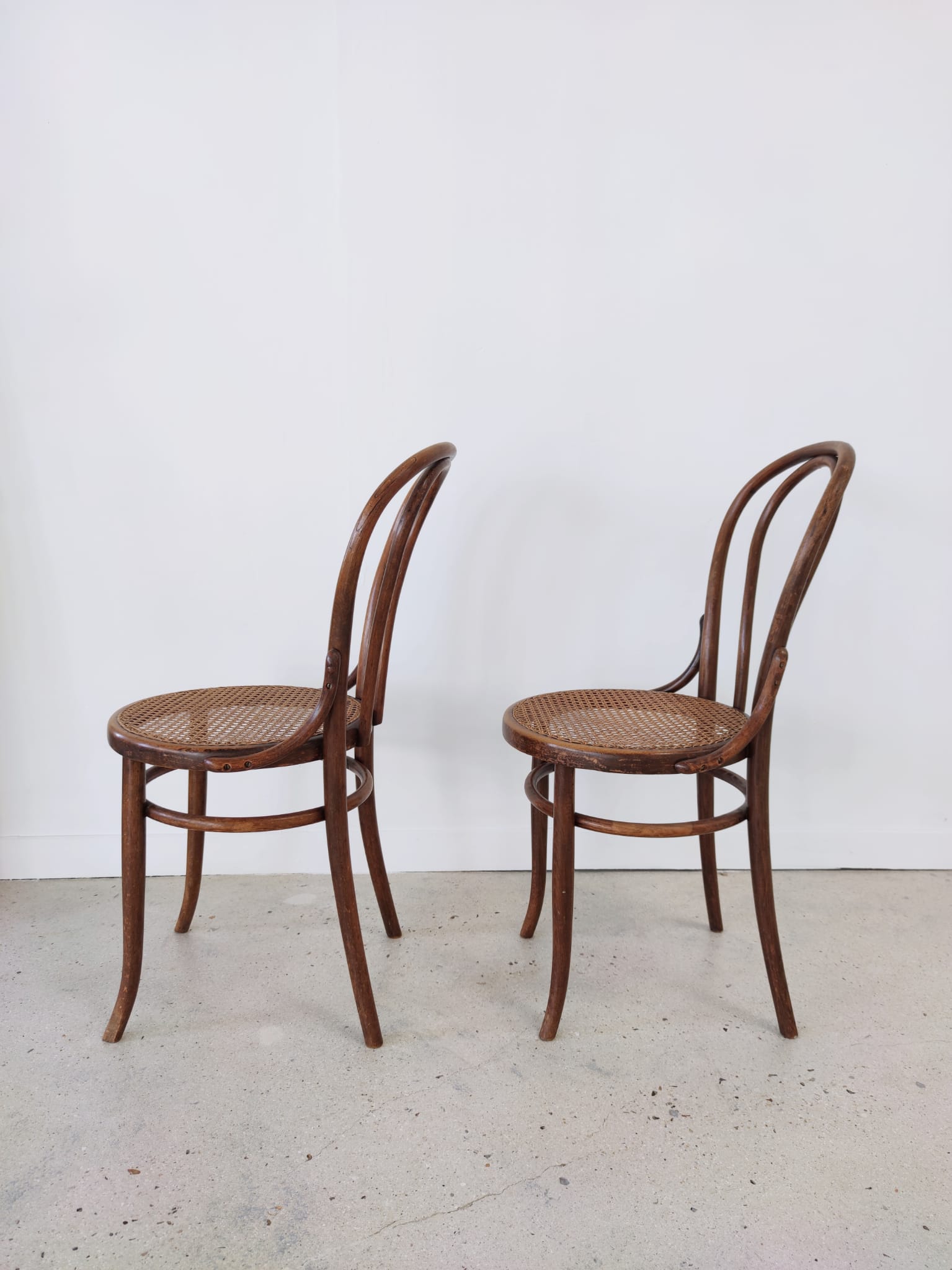 Pair of chairs cannée Fischel bistro