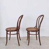 Pair of chairs cannée Fischel bistro