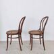 Paire de chaises cannées Fischel bistro