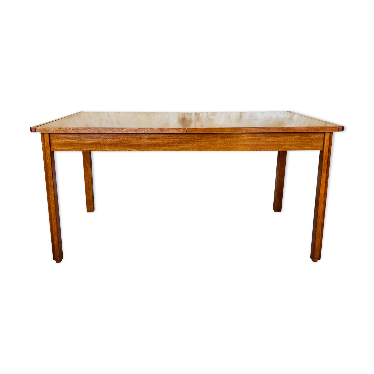 Scandinavian dining table, vintage teak by vdn varufakta for ikea