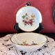 Set of 2 porcelain cups floral decoration KAISER
