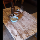 Rustic coffee table