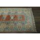 1970s Vintage Turkish Handmade Wool & Cotton Orange Area Rug 125x195
