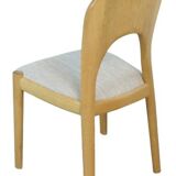 Set van 4 lichte eiken stoelen Niels Koefoed 'Morten' 'Vordingborg'