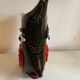Fish head vase in Murano glass from the 1980s.