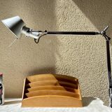 Artemide Tolomeo mini desk lamp on pliers and design Michele De Lucchi - Giancarlo Fassina