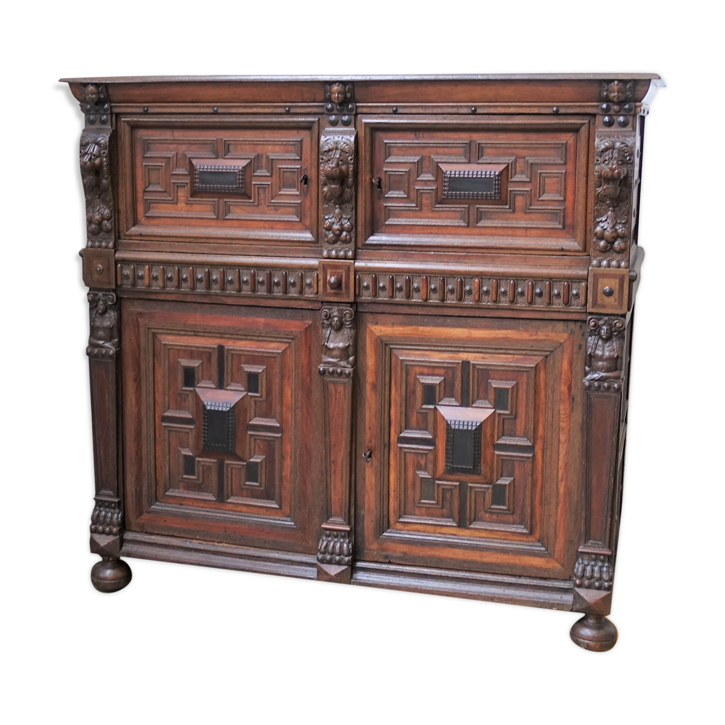 Antique flemish cabinet