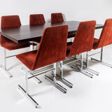 Six pieff ‘lisse’ dining chairs - designed by tim bates for pieff
