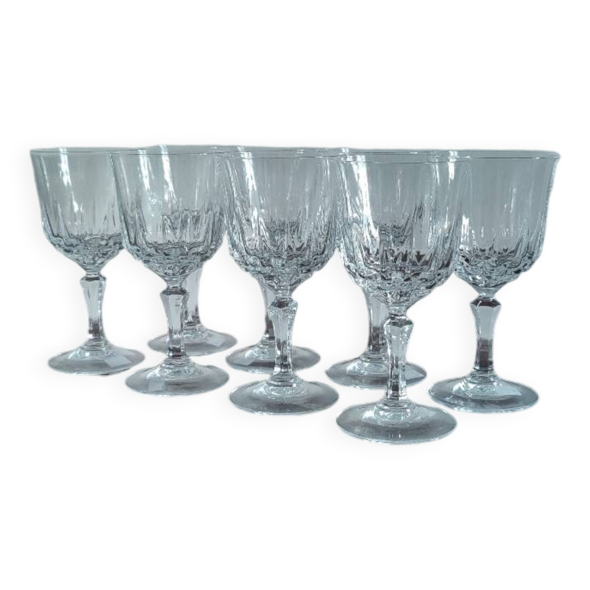 Crystal wine glasses