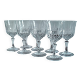 Verres à vin en cristal