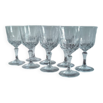 Crystal wine glasses
