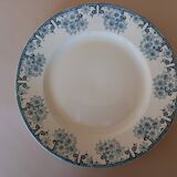 Longwy ironstone cake dish "Daisies"