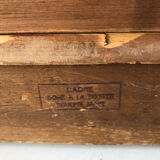 Monochrome abstract painting