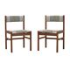 Set of two teak chairs, Danish design, 1970s, made in Denmark