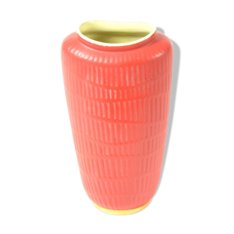 Red ceramic vase 1970s