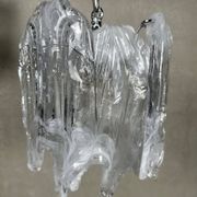 2x lustres vintage Mazzega en 'verre fondu' – Murano