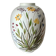 Ceramic vase with hand-painted wildflowers by Lars Thorén for Rörstrand, 1960s
