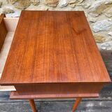 Vintage Scandinavian style bedside table, circa 1960's