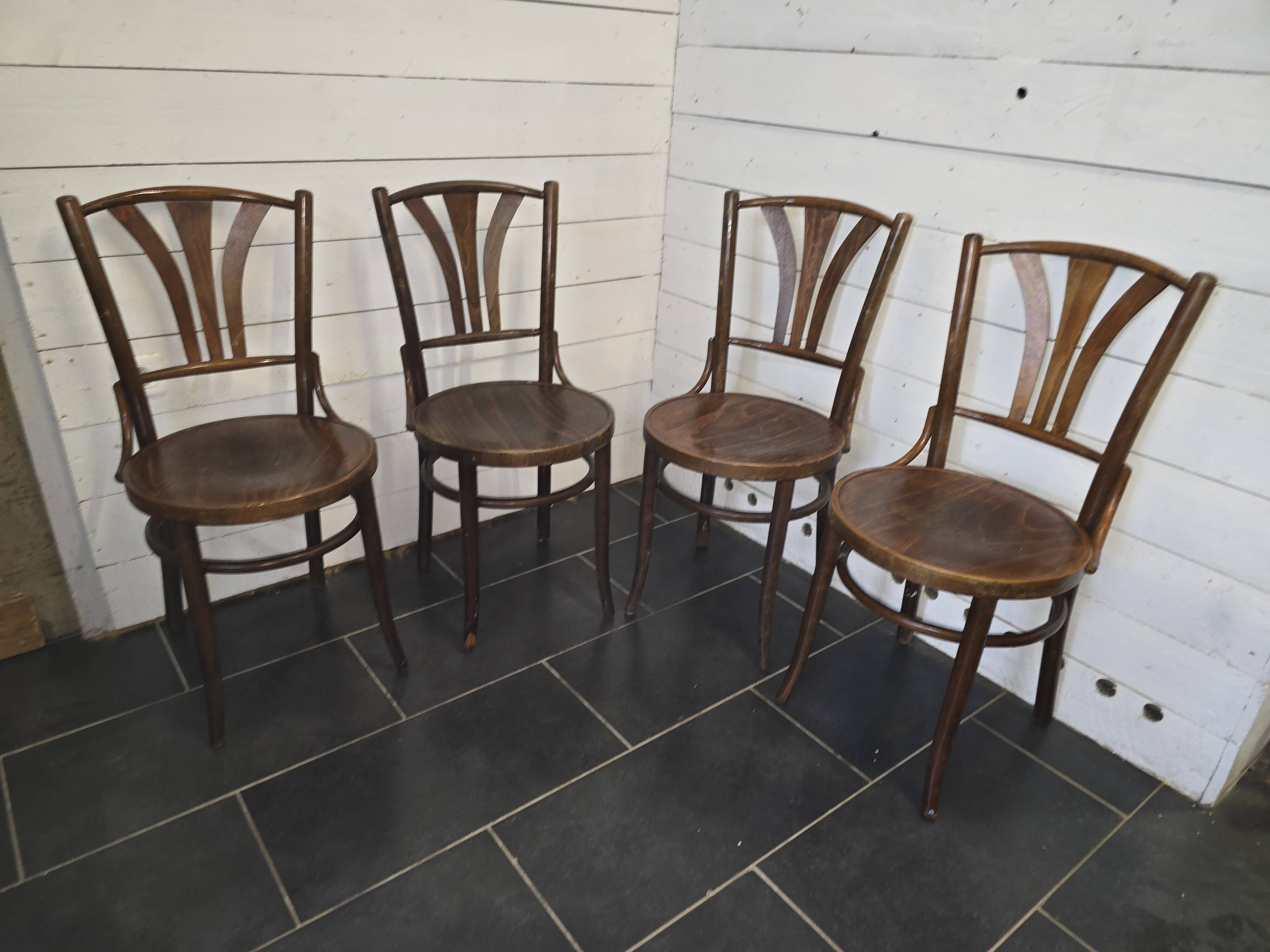 4 bentwood bistro chairs