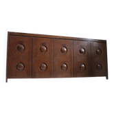 Buffet brutaliste vintage des années 1970