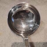 Silver-plated metal soup ladle by Christofle silversmiths, Albi pattern