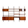 Teak shelving system by Kai Kristiansen for FM Møbler