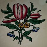 Cut on foot in Sarreguemines floral decoration