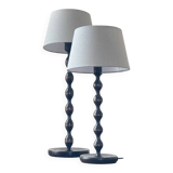 Paire lampes bobines ikea vintage