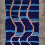 Handmade pure Moroccan wool rug size 200 x 300 cm