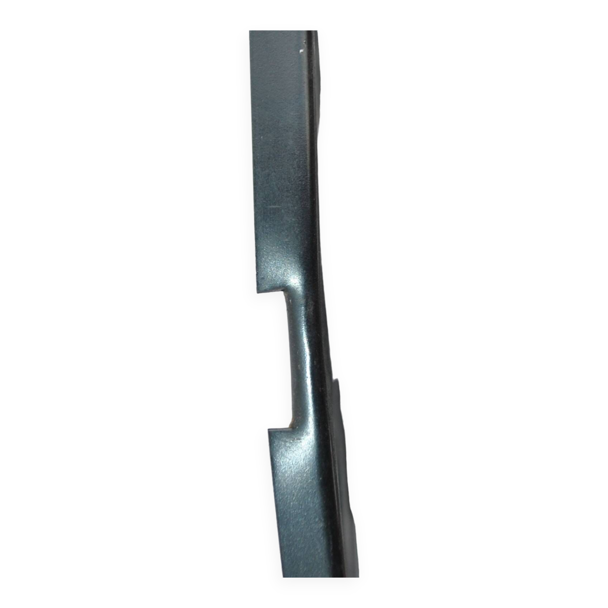 Etagère string moderniste modulable en fer forgé et tôle noir, 1950-1960