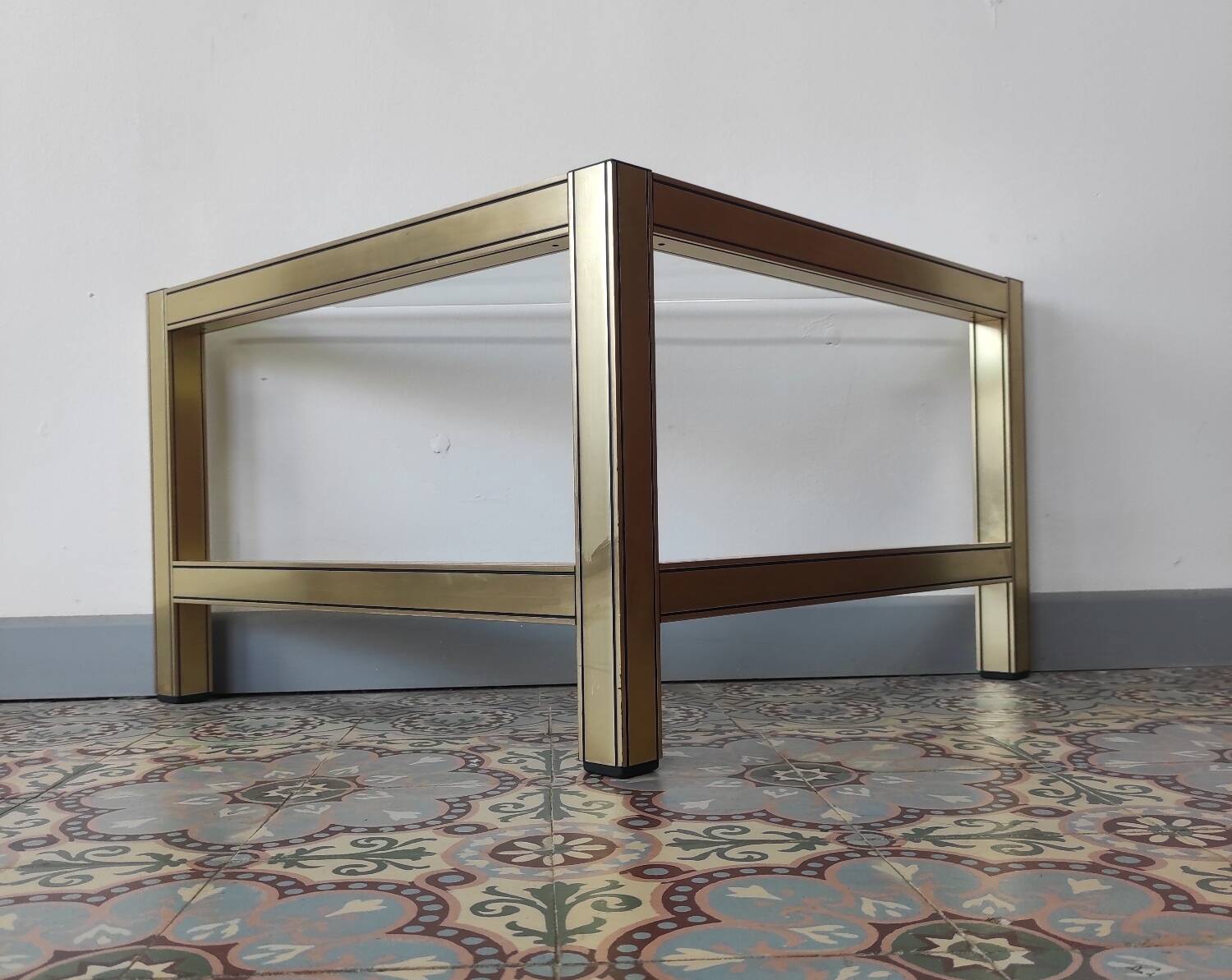 Coffee table, corner side table, 1980.