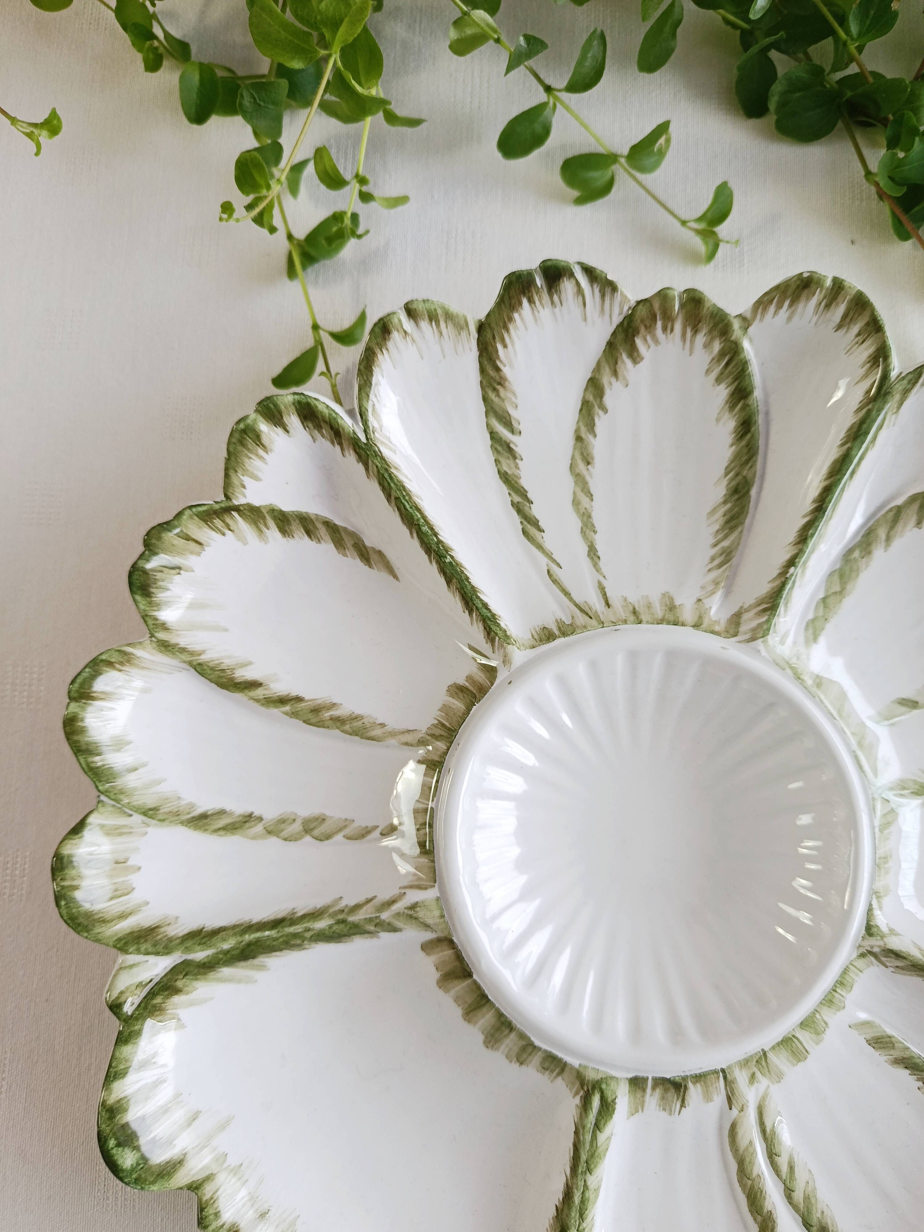 Artichoke plate in Italian ceramic