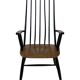 Vintage easy chair with high back and armrest from the 60s