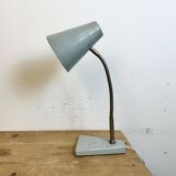 Grey Industrial Gooseneck Table Lamp from Zaos, 1960s