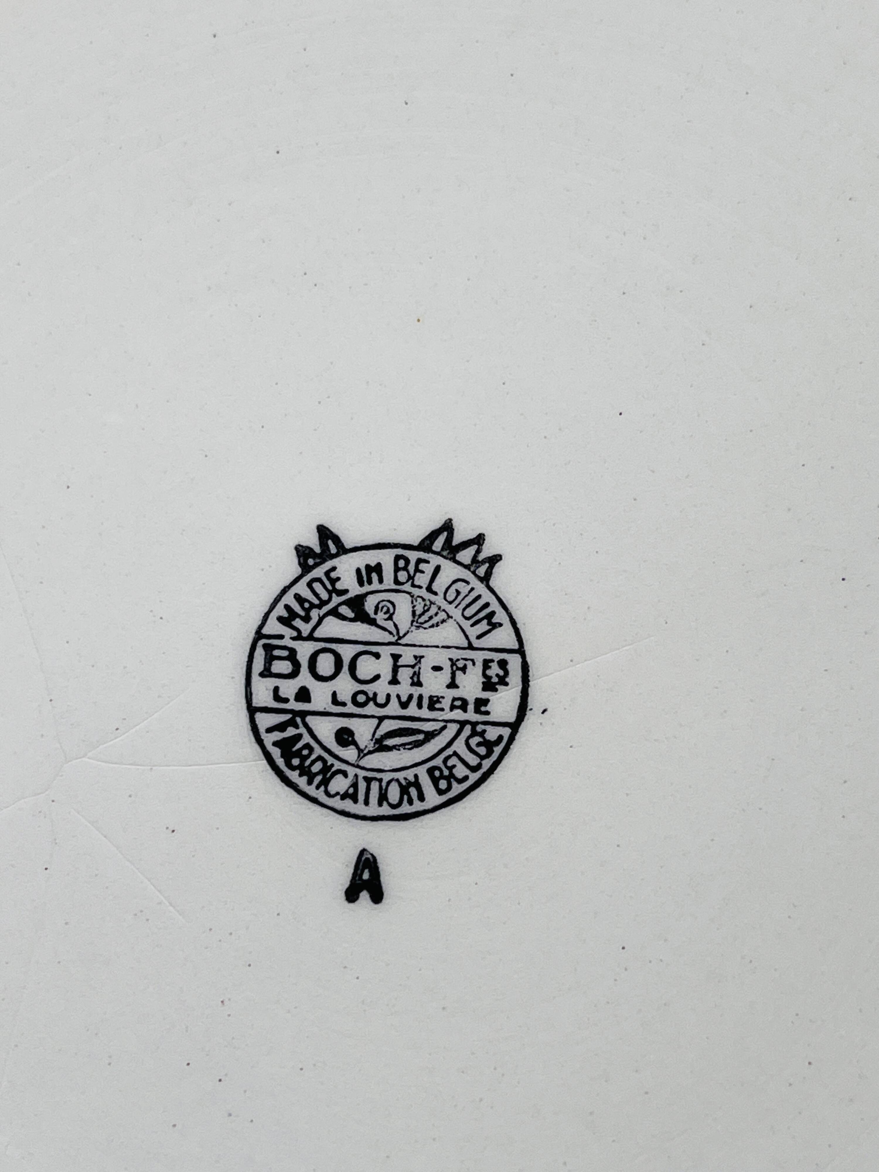 Plat Boch Feuille de Chêne