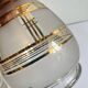 Golden glass carafe
