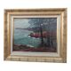 Tableau bord de mer en l'état Leopoldo Santa Maria de Obregon