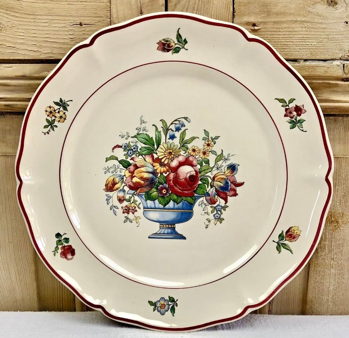 6 old flat plates model Floralia Villeroy & Boch