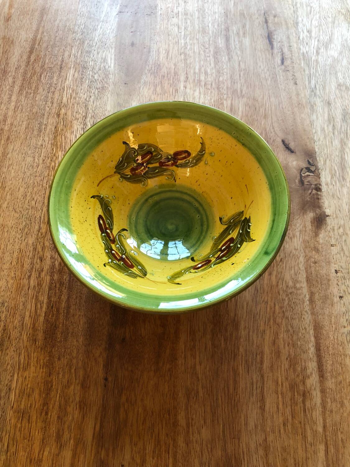 Salad bowl, ceramic dish Vallauris