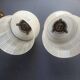Pair of vintage gold wall sconces France