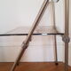 Vintage folding transparent chair