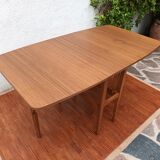 Scandinavian folding teak table